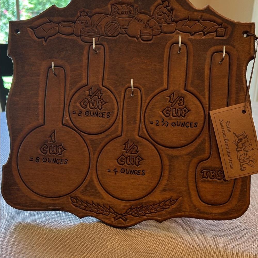 Wooden Measuring Cup Set